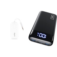 Twelve South AirFly Pro Bluetooth Wireless Audio Transmitter/Receiver for up to 2 AirPods & INIU Por