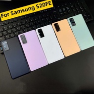 For Samsung Galaxy S20FE S20 FE Back Battery Cover Rear Door Housing Cover Replacement With Camera L