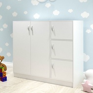 BARRY 5 doors children wardrobe / solid wood children kids wardrobe closet / almari baju kanak kanak cantik comel