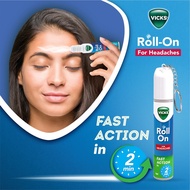 Vicks  Roll-On โรลออน ลูกกลิ้ง ปวดไมเกรน ปวด หัว เวียนศรีษะ ของดีอินเดีย ขนาด 8 มล