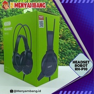 41540 | HF-Robot RH-P10 Hitam | Headphone Gaming ROBOT RH-P10 Headset