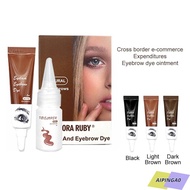 AIPINGA0 Eyelash Tint Cream  Waterproof Quick Drying Dye Tint Kit