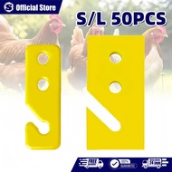 50PCS Chicken Feed Rope Ties/ Plate Chicken Feed Rope Ties Chicken Feeder and Drinkers