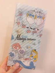 Disney alice in wonderland Cheshire cat map file holder (can use as mask case)    迪士尼 愛麗絲夢遊仙境 妙妙貓 地圖