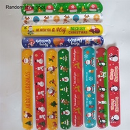 Christmas Pat Ring Wrist Band Adjustable Penguin Christmas Pat Ring Bracelet Circle Christmas Childr