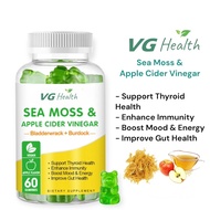 VG Health, Sea Moss &amp; Apple Cider Vinegar Gummies - 60 Gummies