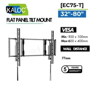 Kaloc EC75 32"-80" Fixed Wall Mount Tv Bracket Low Profile Design for Most 26-60 inch LED LCD OLED-4