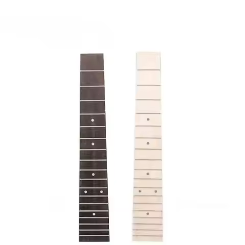 Rosewood/ Maple Fretboard Ukulele Fingerboard for 26 Inch Tenor Ukulele with 4mm Dot 18 Fret Fretboa