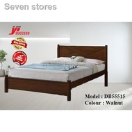 ❖❂✺Yi Success Jeff Wooden Queen Bed Frame / Quality Katil Kayu Double Bedroom Furniture