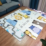 Infant Shining Kids Play Mat Folding Puzzle Playmat Game Pad for Infants 200*180*1cm Foam Crawling Mat Pack and Play Mattress