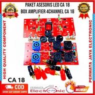 Paket Asesoris Amplifier  Led Display CA 18 Box Amplifier 4 Channel CA18