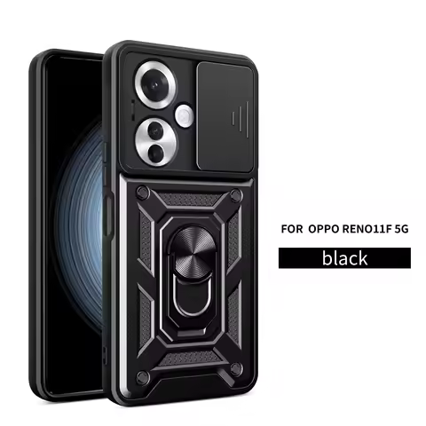 For OPPO Reno11 F Case Oppo Reno 11F Cover OPPO Reno 11 F Magnetic Ring Holder Armor Phone Case Slid