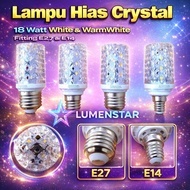 18W E14 Led Lamp E27/ Crystal Halogen Lamp Candle Light Bulb Crystal Ceiling Lamp 18W