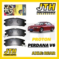 TAIHOAUTO JTH PERFORMANCE Rear Brake Pad Proton Perdana V6 Brek Pad Belakang Perdana V6 Made In Mala