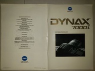 1988年Minolta,Dynax7000i相機.宣傳廣告雜誌書