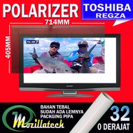 polarizer tv lcd toshiba regza 32inc plastik polaris polarizer toshiba regza 32 inch bagian luar