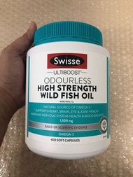 (現貨400粒) ~ Swisse ULTIBOOST 無腥味高濃度野生魚油 1500mg ~到期日: 2023年 11月