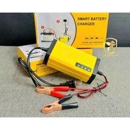 Sạc Bình Ắc Quy Ô Tô Xe Máy 12V 4Ah - 100Ah FOXSUR Tự Ngắt Khi Đầy Chức Năng Bảo Dưỡng Phục Hồi Ắc Q