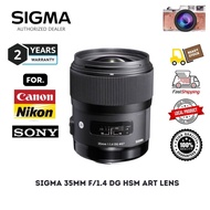 Sigma 35mm F1.4 ART DG HSM Lens for Nikon Canon