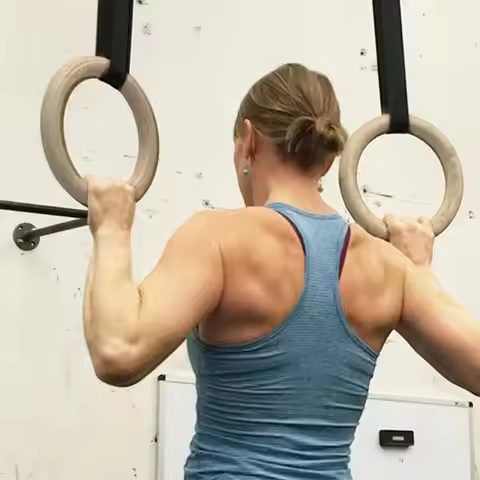 Rings Gymnastics 2 Pieces Grips For Calisthenics Strength Training Rings For Home Gym Fitness Exerci