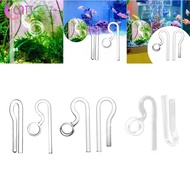 [ Aquarium Glass Lily Pipe Tank Filter Inflow/outflow Skimmer Surface Clear Glass Lily Pipe Inflow Skimmer