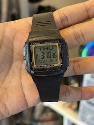 ORIGINAL CASIO Illuminator Digital Black Watch DB-36-9AV / Legit Casio Digital Data Bank Black Men's Watch DB36-9AV