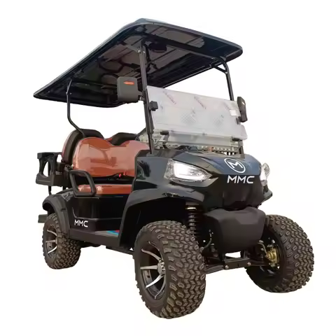 2025 New Design 48V/60V72V Lithium Battery Electric Golf Car Made In China 2 4 6 8 Seats Off-road Ti