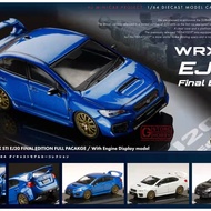 HOBBY JAPAN 1/64 HJ642021FBL SUBARU WRX STI EJ20 FINAL EDITION FULL PACKAGE WITH ENGINE DISPLAY MODE