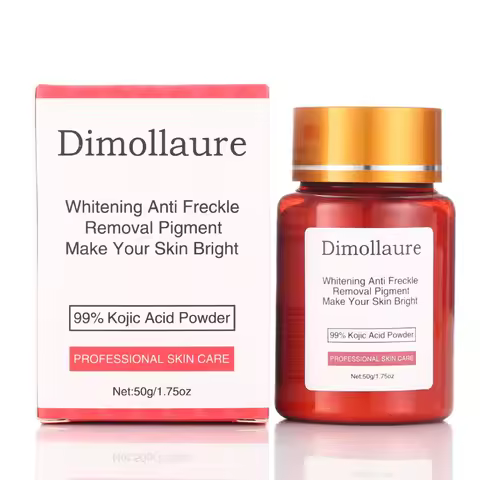 Dimollaure 1% Hyaluronic Acid +99% Kojic Acid Essence Powder,Moisturizing Friming Skin Care Skin Str