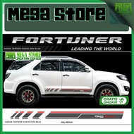 MEGASTORE sticker toyota fortuner accessories toyota fortuner all new fortuner 2023 2022