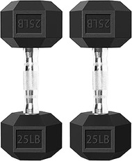 Balelinko Steel Adjustable Chrome Dumbbell With Knurled Handle, 40lb 45lb 80lb 85lb Anti-Drop & Non-