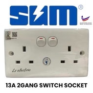 SUM PC-311 1 WAY SWITCH (1 GANG 2 GANG 3 GANG 4 GANG 5 GANG) / CONTROL SWITCH / SUIS LAMPU On off