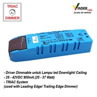 FINDER 30w TRIAC Driver Ballast Dimmable Ceiling LED Downlight 30 watt / 25w - 37w