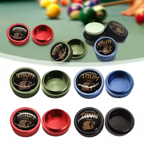 Pool Chalk Holder Billiard Cue Snooker Accessory Storage Box Pool Chalk Case