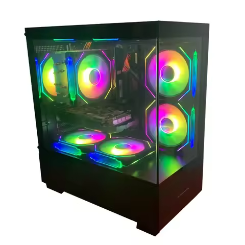 Desktop computer I3 12100F 8GB 500G SSD RX550 4GB DDR5 Quad core win-11 PC Desktop Computer host Off