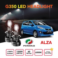 [PERODUA] Alza 1 Year Warranty Car LED Headlight Bulb H7 H8/H11 Hi/Lo Beam Headlamp Lampu Depan Kereta