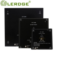 LERDGE 3D Printer Parts 3mm Aluminum Substrate Hot bed 2A Heated Hot bed Plate Heating Platform Acc