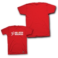 / T-Shirt 78 TH Indonesian Independence Day/ T-Shirt 78th Anniversary of Indonesia Independence Day 