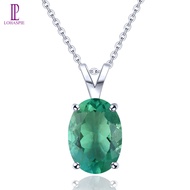 Lohaspie Trang Sức Mặt Dây Chuyền Fluorite Xanh Lục 6.6 Carat Thật Mặt Dây Chuyền Fluorite Xanh Lục 