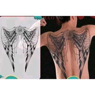 [ SEMI PERMANENT ] Temporary tattoo HM-018 LOVE WINGS size 34x48cm can be used for girls and boys la