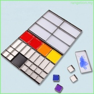 RAN Empty Paint Palette Paint Tray Travel Paint Holder Paint Organizer Box 2 Size Paint Box Compartm