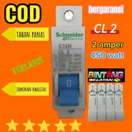 MCB PLN MODIF HOLOGRAM BONUS SEGEL TIMAH 2 PCS SCHNEIDER ASLI