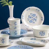 Ceramic Plate Ceramic Plate Korean Style Aesthetic Bowl Plate Aesthetic Plate Vintage Ceramic Dinner