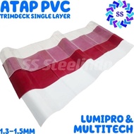 ATAP SPANDEK UPVC PUTIH/HITAM/MERAH/TRANSPARAN SUSU (PP)