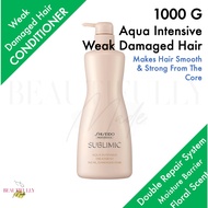 Shiseido Professional Sublimic Aqua Intensive Treatment ( Weak Damaged Hair) 1000g - Makes Hair Smooth and Strong from