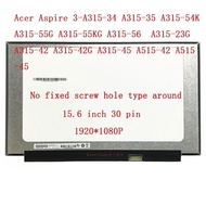 A315-35 A315-54K A315-55G A315-55KG A315-56 A315-23G LCD display 30 pin A315-42 15.6 inch Acer Aspir