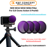 K&F DJI Action 5 Pro/4/3 ND Filter Kit ND8 ND16 ND32 ND64 (SKU.2076V1)