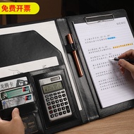 Folder A4Multifunctional document folder, business manager folder, leather storage folder, sales fol