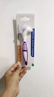 แปรงล้างฟันปลอม Denture brush แปรงสีฟันทำความสะอาดฟันปลอม แปรงทำความสะอาดฟัน ทำความสะอาดรีเทนเนอร์