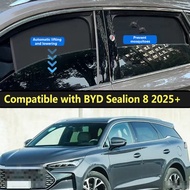 Car Window Sunshade Compatible With BYD Sealion 8 2025+ Anti-Mosquito Car SunShade UV Protection